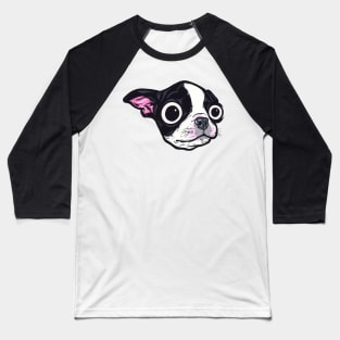 Boston Terrier Pup Baseball T-Shirt